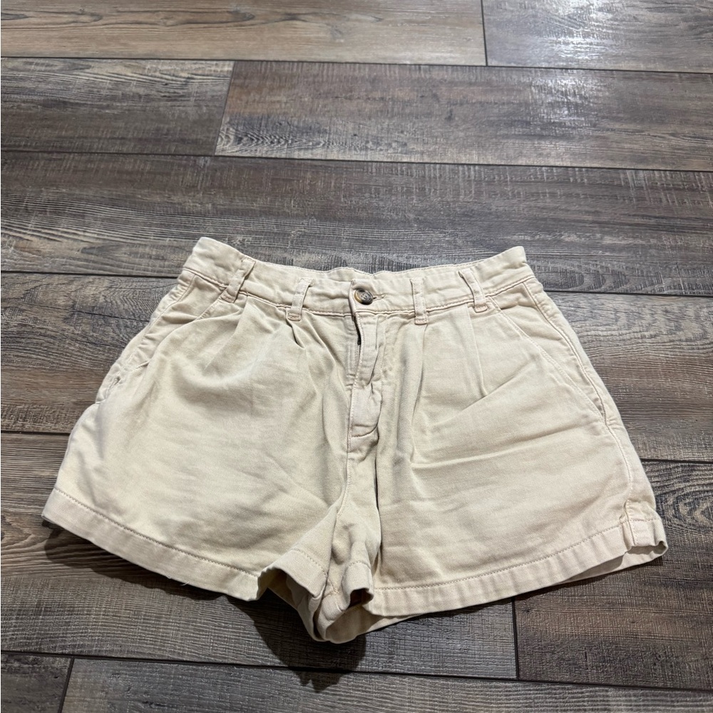 Free People Billie Front Pleat Chino Shorts